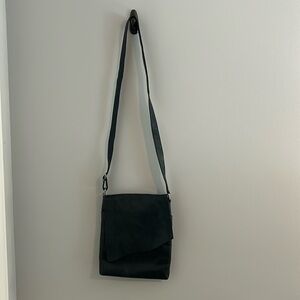 Beautiful deep green leather bag